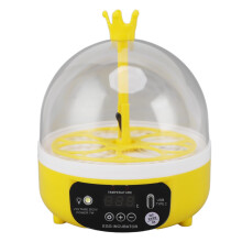 Mini Egg Incubator with Manual Turning, Transparent Lid, Low Noise for Hatching Chicken Quail Duck