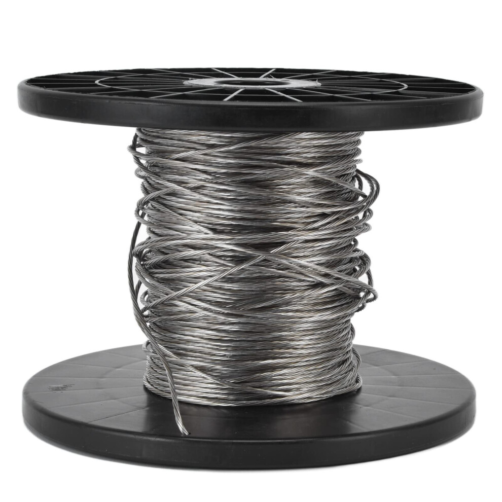 100M Aluminum Alloy Electric Fence Wire Roll, Voltage Flexible Conductivity Fence Line 9164114022677