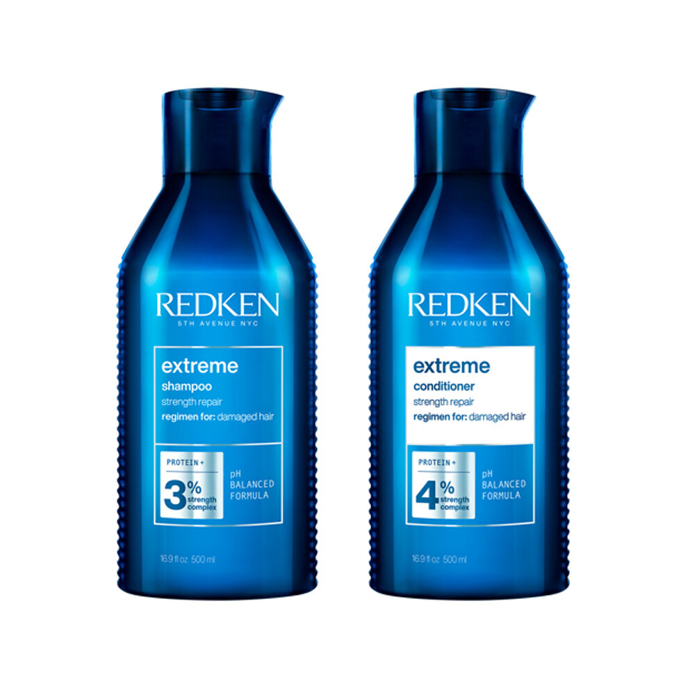 Redken Extreme Shampoo 500Ml & Extreme Conditioner 500Ml Duo