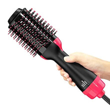 Hot Air Brush Hair Dryer Brush with Ceramic and Ionic Technology for Volume, Straightening and Frizz Control