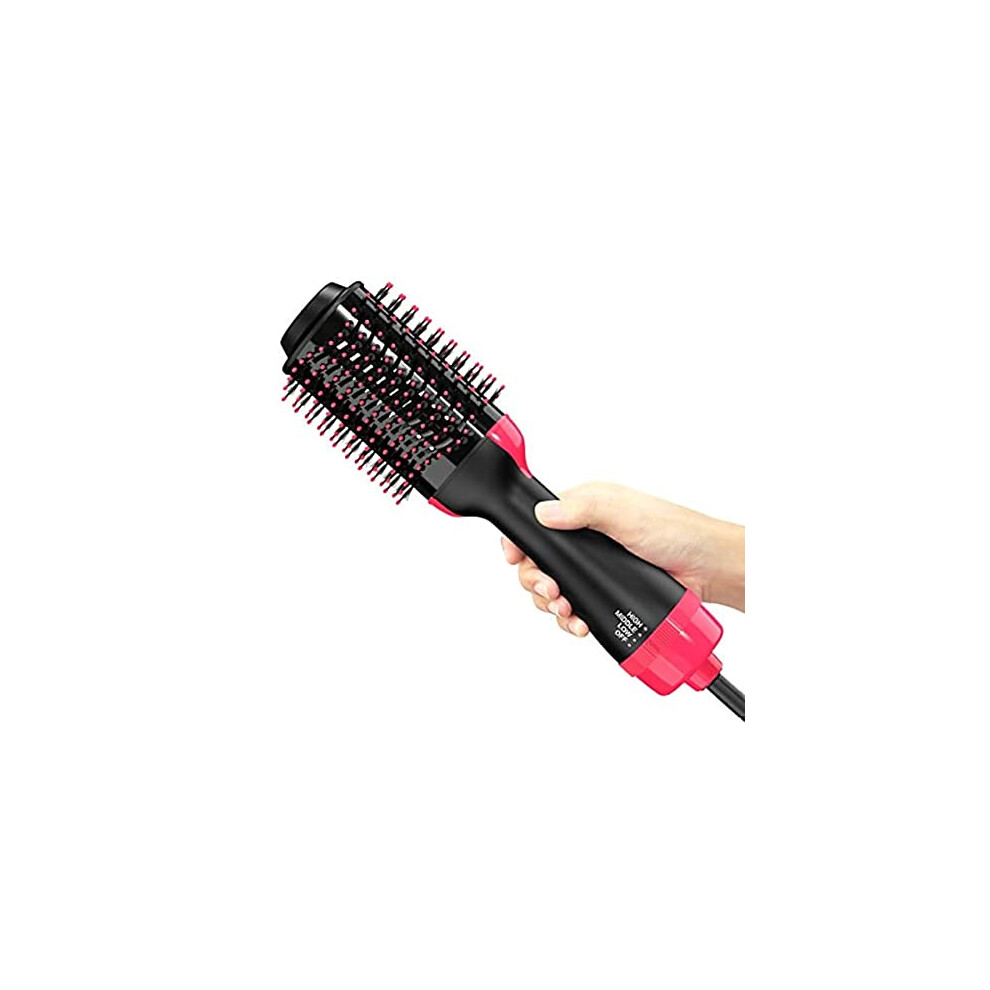 Hot Air Brush Hair Dryer Brush with Ceramic and Ionic Technology for Volume, Straightening and Frizz Control