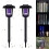 2 Pcs Solar Bug Zapper Outdoor, Waterproof LED Mosquito Killer Lamp with Dual Lighting Function 1