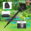 2 Pcs Solar Bug Zapper Outdoor, Waterproof LED Mosquito Killer Lamp with Dual Lighting Function 4