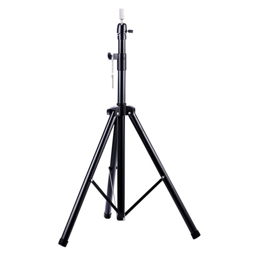 Unisex Black Wig Stand For Long Wigs Mannequin Head Holder Maintains Shape For Styling And Display