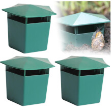 Reusable Slug and Snail Trap Set 3 Pack for Garden, Waterproof Bait Protection and Weatherproof Durability