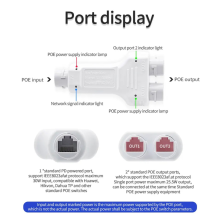 1 In 2 Out Waterproof POE Extender/Repeater Outdoor 30W High Power