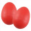 1 paar plastic percussie-eitjes (maracas) rood 1