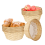 10 Pcs Round Small Gift Baskets,for Serving, Fruit Baskets, 1