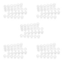 100 remsor 120 burkar 5 ml 6 koppar mini tomma färgburkkapslar remsor färgremsor konst och hantverk