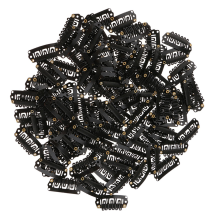 100Pcs 6-Teeth U-Shaped Hair Clips Hair Extensions Snap Clip