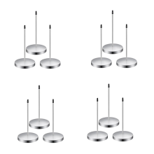 12 piezas de soporte para recibos de 5,5 pulgadas de acero inoxidable