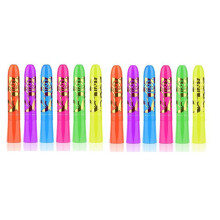 12er-Packung im Dunkeln leuchtende Gesichts- und Körperfarbe, Leuchtstäbe, Marker, Make-up