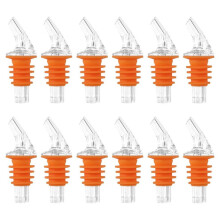 Lot de 12 becs verseurs universels à large ouverture, adaptés aux bars et à la maison, accessoires
