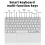 10inches Touchpad Bluetooth Keyboard Compatible with , Yellow 1