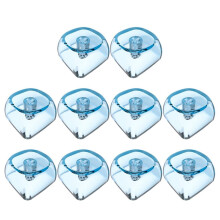 10Keys MOA 1U Keyboard Keycap PC Transparents Crystal Blank Keycaps 1.7MM for MX Switches Gaming Keyboard