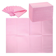 125 st engångsdukar för nagelkonst, matta 13 x 17 tum, rosa