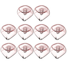 10Keys MOA 1U Keyboard Keycap PC Transparents Crystal Blank Keycaps 1.7MM for MX Switches Gaming Keyboard