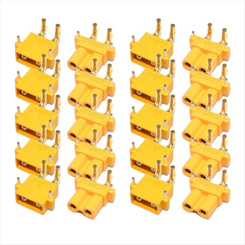 10 ζευγών XT30PW ESC κινητήρα PCB πλακέτας βύσματος μπανάνας χ