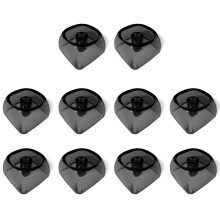 10Keys MOA 1U Keycap Transparents PC Crystal Blank Keycaps for MX Switches Gaming Keyboard Transparent