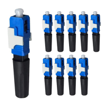 Conector rápido de fibra óptica SC, 10 unidades, junta fría UPC