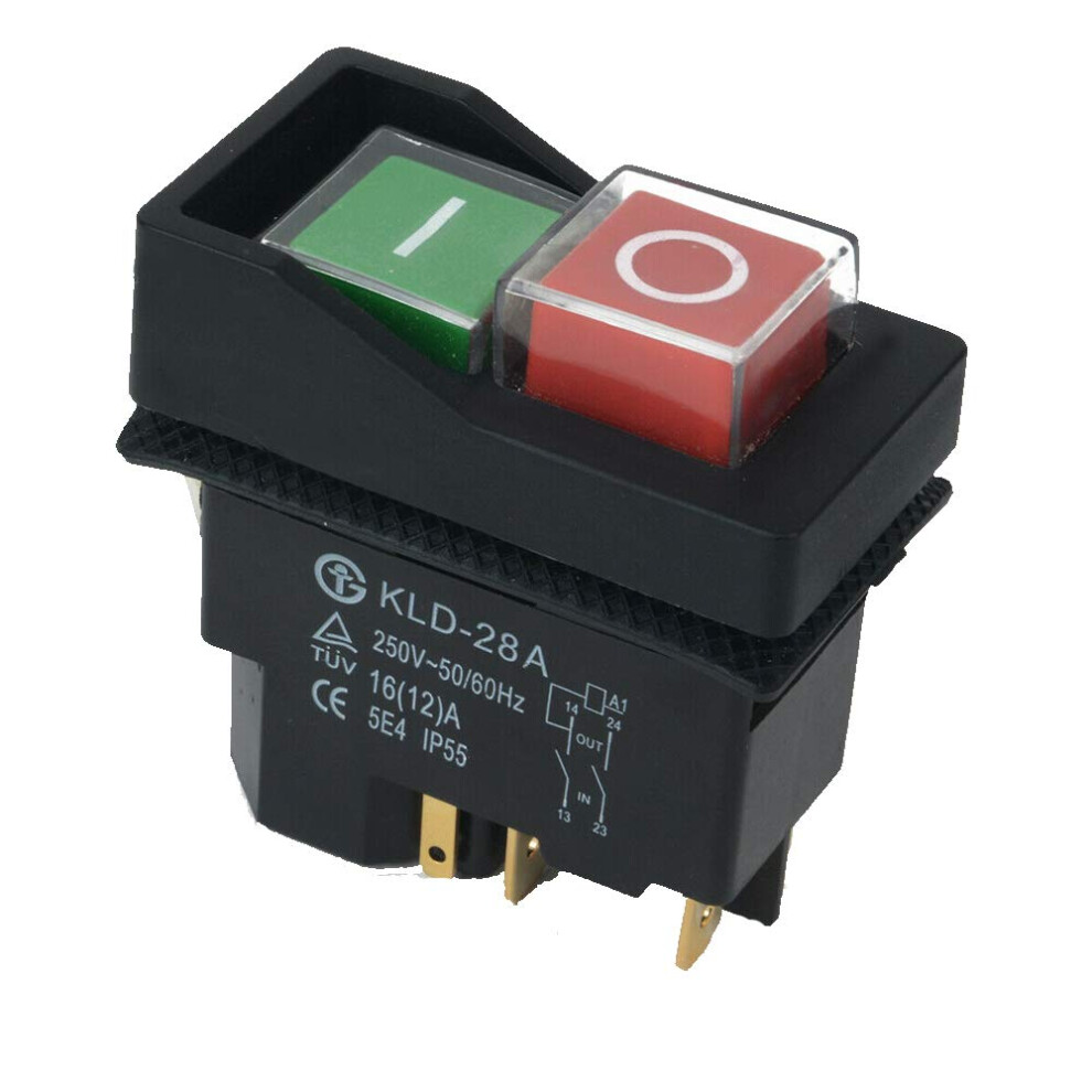 Waterproof Magnetic Push Button Power Switch 220V Ip55 With Power Failure And Undervoltage Protection 9099447423115