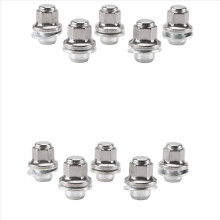 10 tuercas para pernos de rueda C2C35294010 para S-Type, X-Type, XJ, XJR, XF (1999-11)