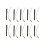 10X Κεραία 433Mhz 5Dbi GSM RP-SMA Βύσμα από καουτσούκ, αδιάβροχη κερ 1