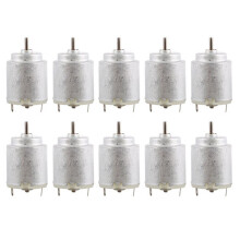 10 micromoteurs CC 3-6 V, vitesse de sortie 16 500 tr/min, pour jouets, voitures et bateaux à monter