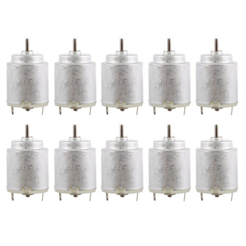 10X DC 3V-6V 16500RPM Ταχύτητα εξόδου μικροκινητήρα για παιχνίδια D