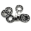10 cuscinetti per yo-yo R188, ricambi per yo-yo, colore argento. 4