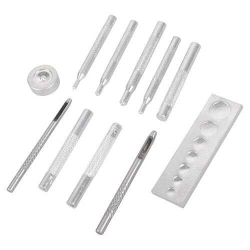 Set van 11 stuks leerponsgereedschap