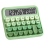 12 Digit Cute Calculator, Mechanical Switch Design,Gradient Green 1