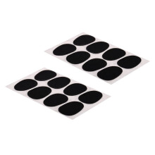 16 almohadillas para boquilla de 0,3 mm para saxofón alto y tenor, color negro