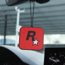 Luxusný parfum R-star GTA trendy závesný vonný disk do auta červený oceánsky parfum