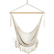 Hanging Chair Super Large Hanging Chair Soft Spun Cotton Rope Loom Harthol