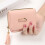 Monedero de mujer, cartera rosa 1