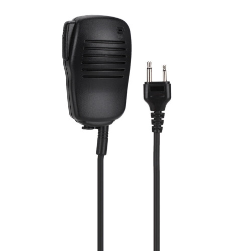 NIKOU Microfon de mână Microfon Microfon IC-A2Material ABS Negru pentru radio bidirecțional 2