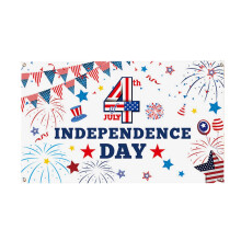 Begine Clearance Hintergrundbanner zum amerikanischen Unabhängigkeitstag, patriotischer Jubiläumsdekorations-Partyhintergrund, 1 Stück
