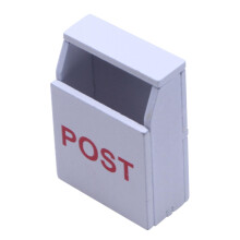 1:12 Puppenhaus-Miniaturbriefkasten, lebensnahe Szene, simulierter Puppenhaus-Briefkasten zum Selbermachen