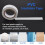 19 mm * 10 m waterdichte ducttape, wit 3