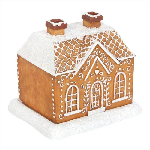 1PCS Gingerbread House Incense Burner, Resin Incense Burner