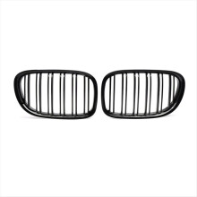 1 par främre njurgrill 51117184151 för F01 F02 blank svart