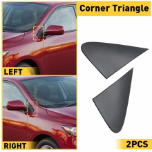 1 par de placas triangulares para pilar delantero (08-13)