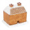 1PCS Gingerbread House Incense Burner, Resin Incense Burner 2