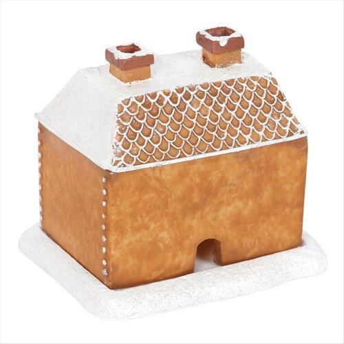 1PCS Gingerbread House Incense Burner, Resin Incense Burner 1