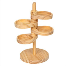 1 porte-clés/étagère de rangement en bois, pouvant contenir des bijoux décoratifs.