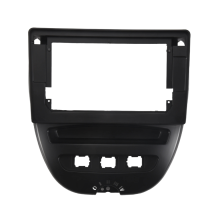 2 Din 10.1 Inch Car Radio Fascia Frame for 107 C1 2005-2014 Dashboard Installation Trim Kit