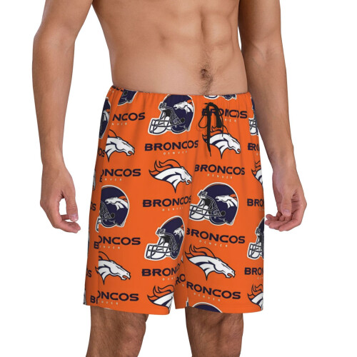 Ανδρικό κοντό παντελόνι πιτζάμας Broncos με αθλητικό λογότυπο ομάδας ποδοσφαίρου 1