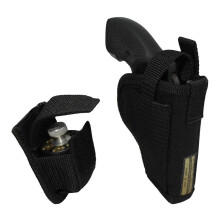 New TiaGOC OWB Holster + Speed-Loader Pouch for 2", Snub-Nose .38 .357 Revolvers