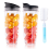 2 Pack 32oz Replacement Mixing Cup with Sip Lid for BL450 BL454 1